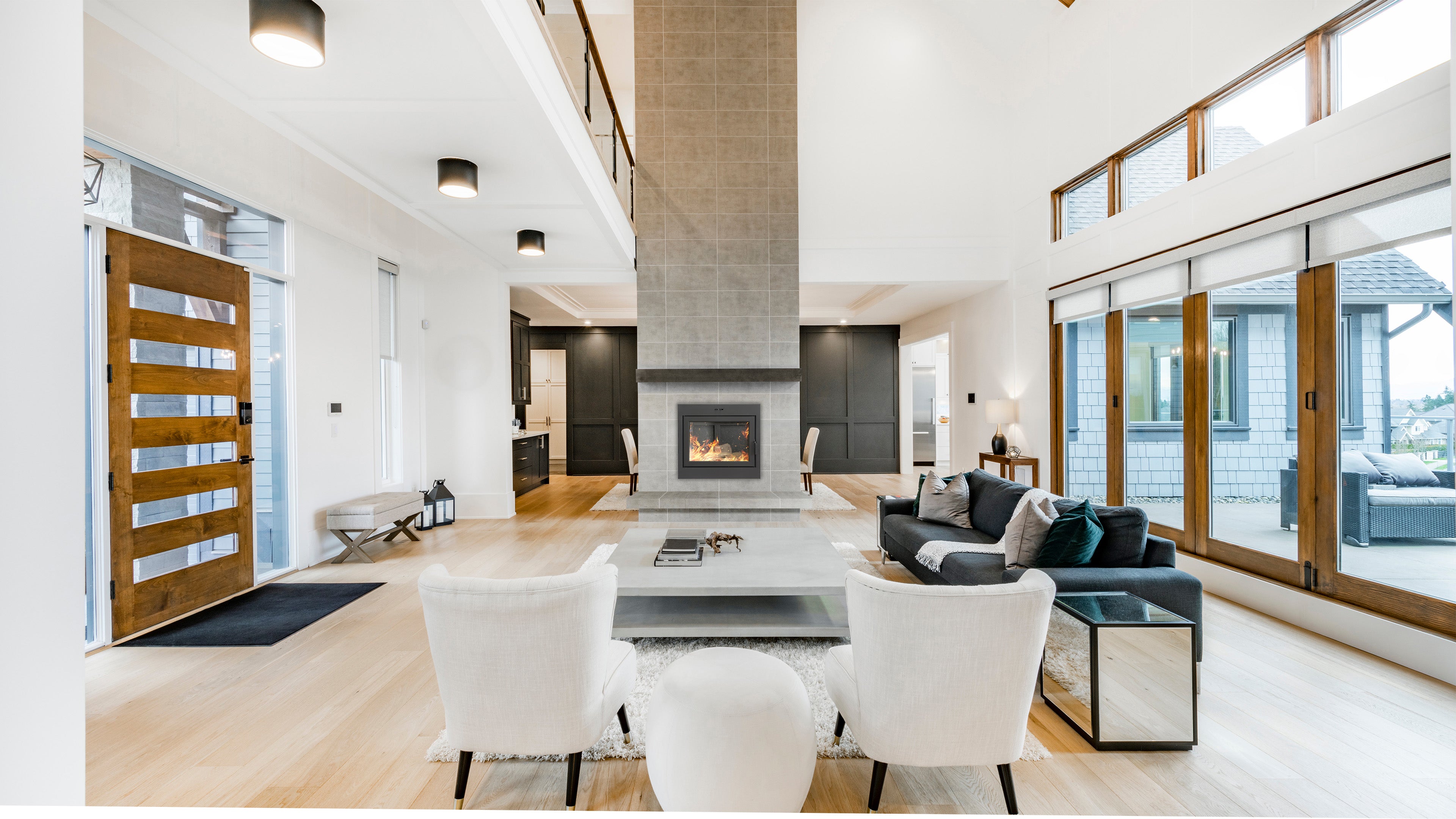 Foyer au bois deux faces Supreme Astra Duo – Norea Foyers